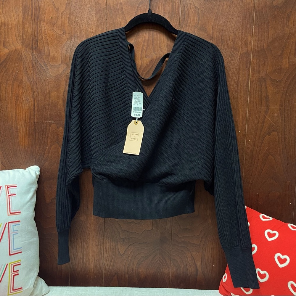 NWT BLACK BLOUSE